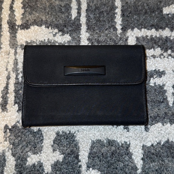 Vintage Y2K Esprit Nylon Mid Size Trifold Wallet - Picture 1 of 5